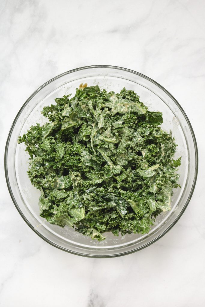 vegan caesar dressing with kale