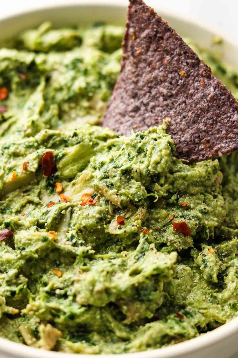 Avocado Spinach Artichoke Dip (Vegan) Okonomi Kitchen
