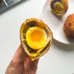 cheesy egg curry bread