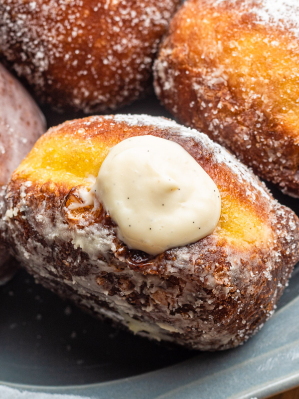 japanese nama donuts with custard cream