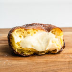 nama donuts with custard cream