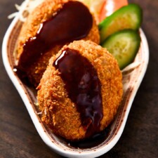 Korokke (Japanese Potato Croquettes) コロッケ - Okonomi Kitchen