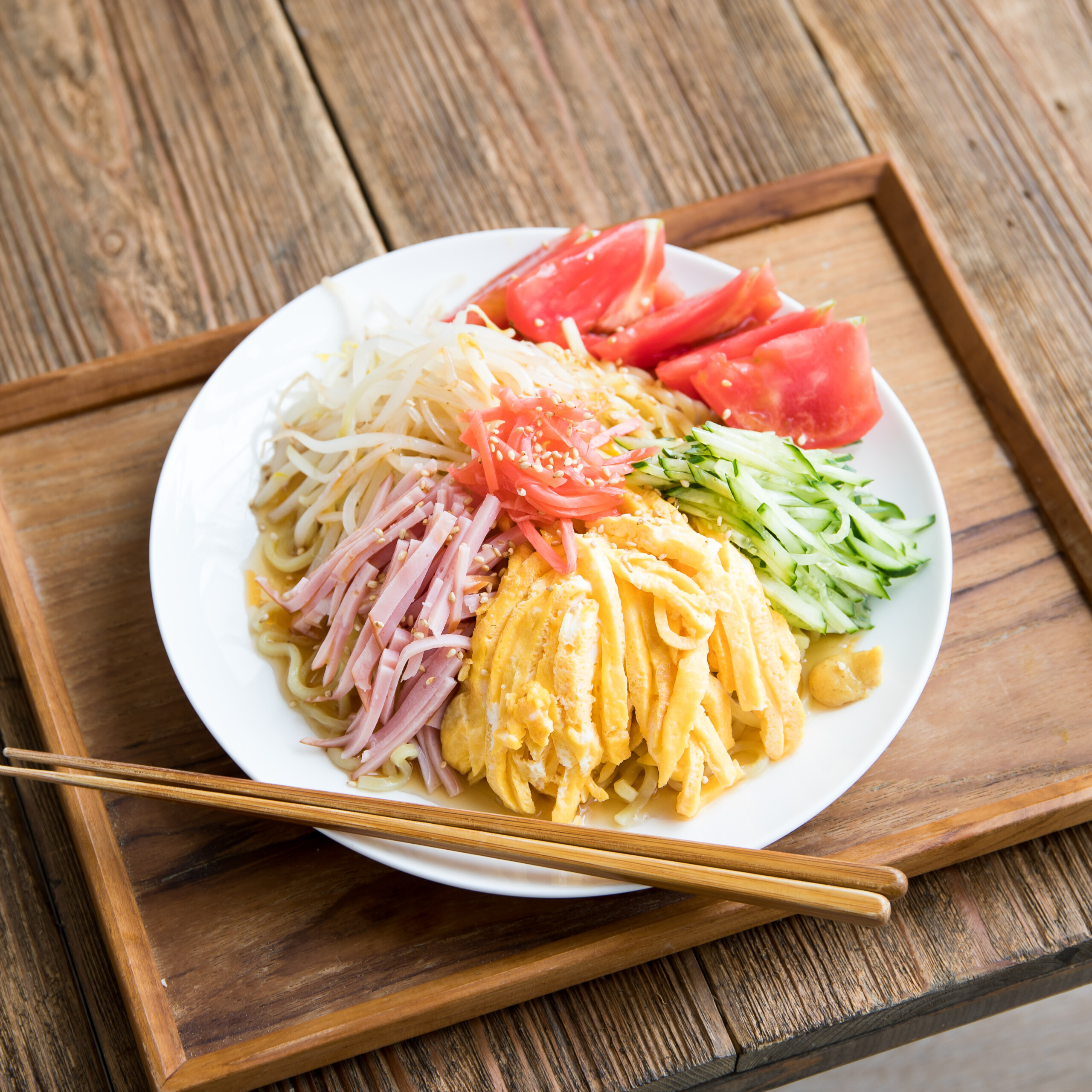 Hiyashi Chuka (Cold Ramen) 冷やし中華 - Okonomi Kitchen